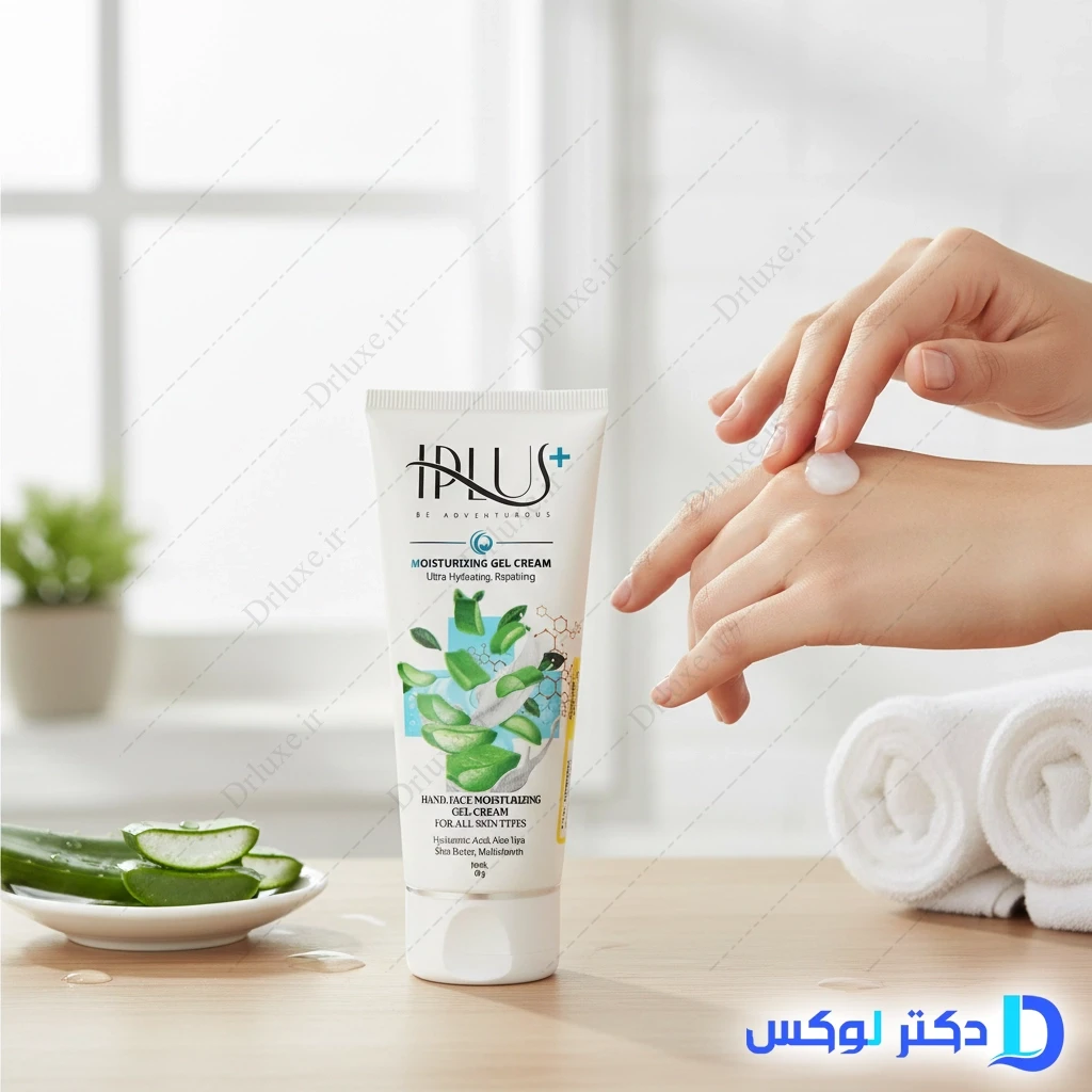 کرم ژل آبرسان هیالورونیک اسید و آلوئه ورا آی پلاس 60 گرم